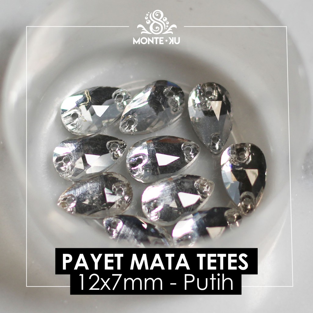 Monte Manik Mote Beads Borci Payet Mata Tetes Permata Kristal Kecil Murah bisa COD bisa GO SEND