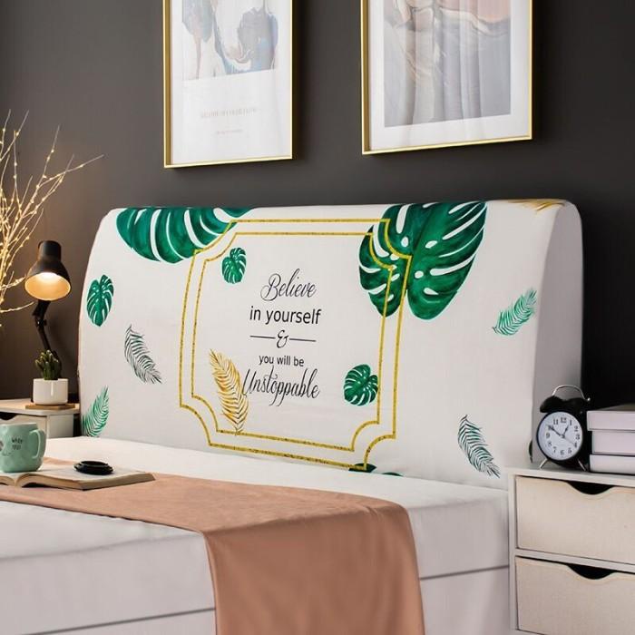 Cover Divan Sarung Penutup Sandaran Kepala Divan Spring Bed Elastis