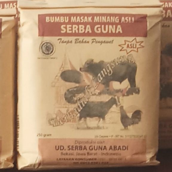 

Bumbu masak minang / bumbu serbaguna