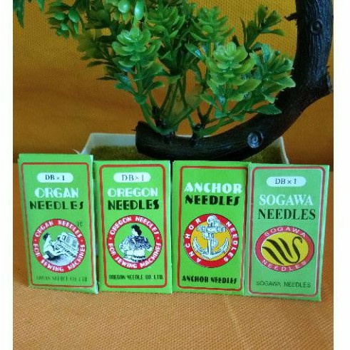 Jarum DB x 1 / Jarum Jahit Mesin Highspeed /Juki Typical merk Organ/Oregon/Sogawa/Anchor/FS Strong/P