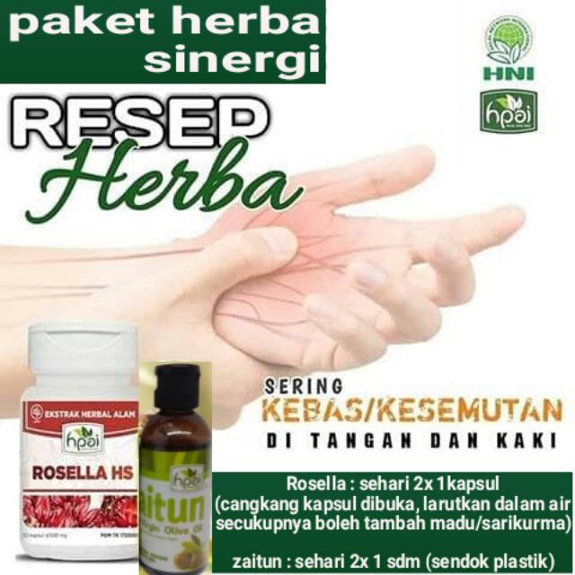 Paket Resep Obat Herbal Kesemutan Kebas Hni Hpai Di Lapak Herbs Medical Bukalapak