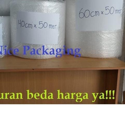 

✼ [DKM] Bubble potongan bening uk 40cm x 50Mtr ❆
