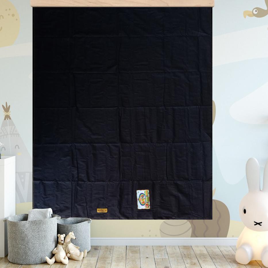 Keluaran Terbaru.. SARUNG ANAK Wadimor Hitam SARUNG ANAK Polos Tanpa Garis (NTPL)