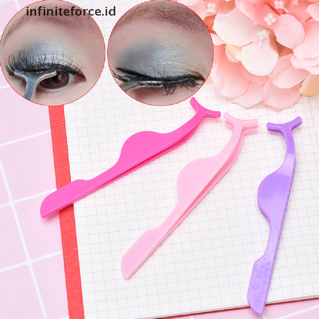 Pinset Extension Bulu Mata Bahan Plastik Untuk Makeup