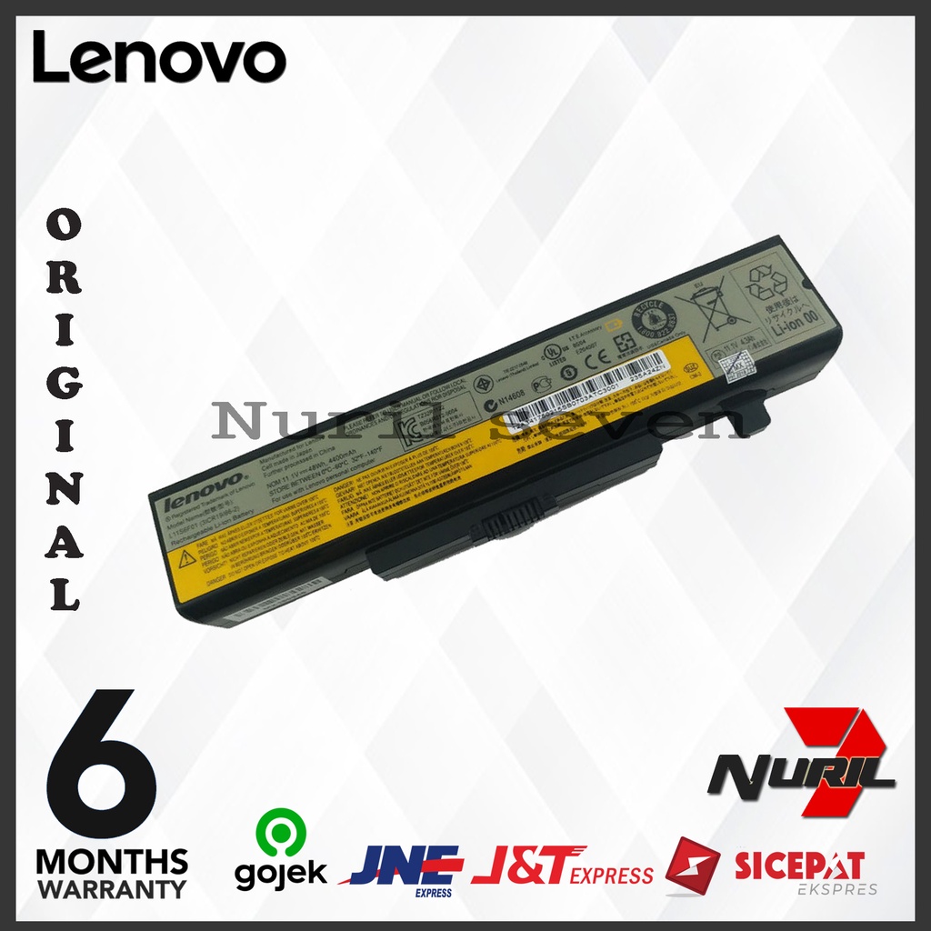 Original Baterai LENOVO 3000 B480 B485 B580 B585 G410 G480 G485 G580 G585 N580 P580 V480 V580 Y480 Y