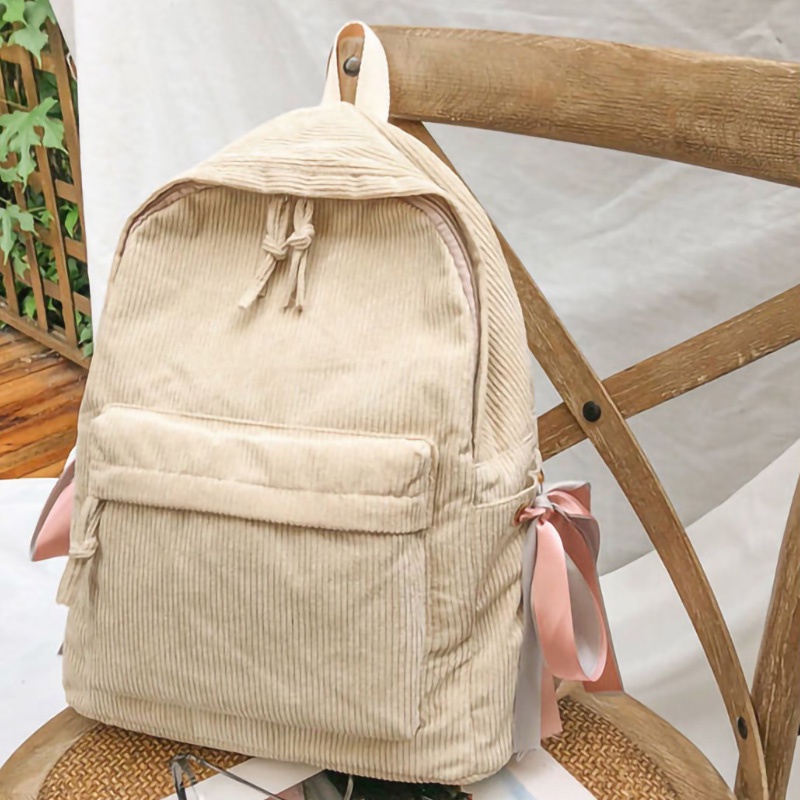 YOOHUI BB015 Tas Ransel Wanita Ransel Korea Backpack Min Tao Bag Fashion Ulzzang Korea Tas Min Tao Bag Sekolah Tas Ransel Anak Sekolah Karakter Perempuan Tas Karakter Polos Ransel Tas Ransel Olahraga-7