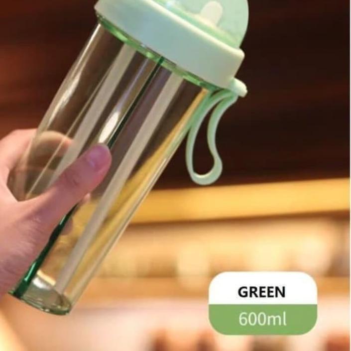 ✦ Botol 2 sisi Kekinian Viral Duet Couple Travel 420 ml Botol Minum Dual Use Dua Sisi Termos Kopi Pa