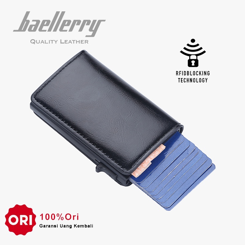 BAELLERRY K9178 Dompet Kartu Pria Bahan Kulit PU Leather Premium WATCHKITE WKOS