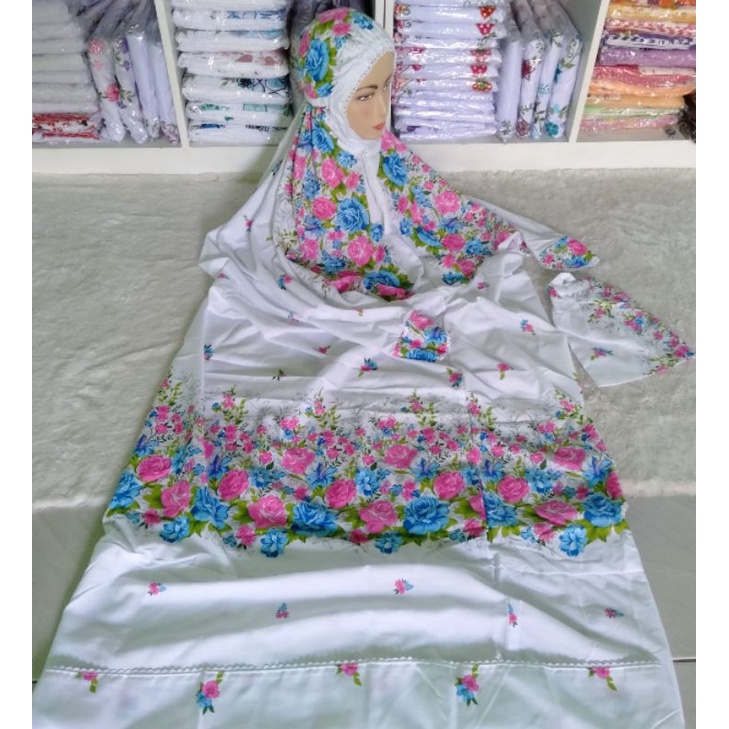 MUKENA TERUSAN ANAK RAYON MOTIF