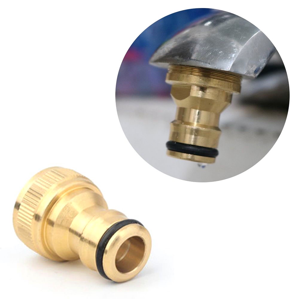 REBUY Brass Quick Connector Garden Watering Equipment Adaptor Tap Tube Pipe Spray Hose Nozzle