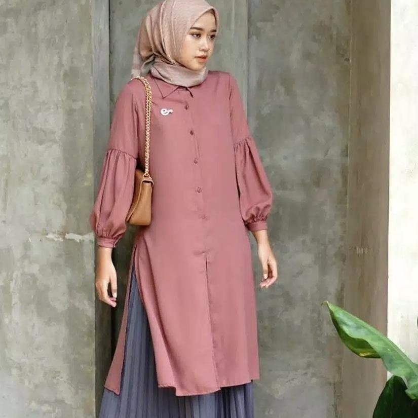 (MENARIK) ⭐Dianara Tunik / tunik jumbo / pakaian wanita / tunik terbaru / size L XL