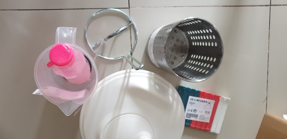 Tempat Penyimpanan Peralatan Makan, 18cm Baja Tahan Karat Or569