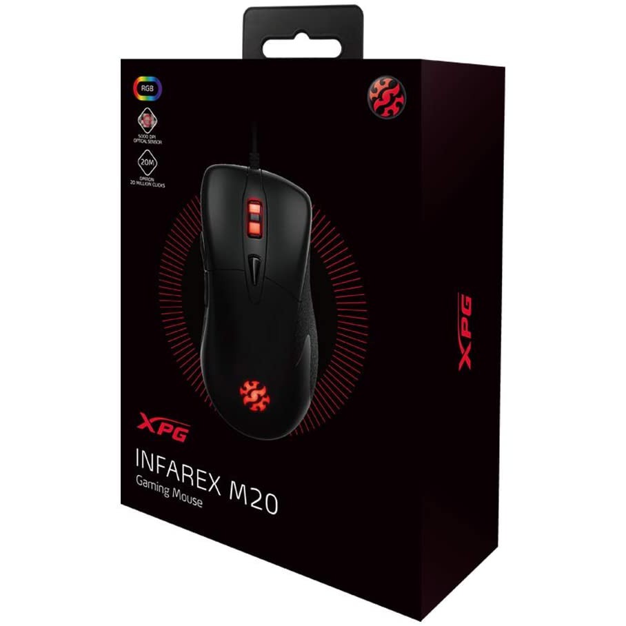 ADATA XPG INFAREX M20 - GAMING MOUSE - 5000 DPI - OMRON switches 20 mi