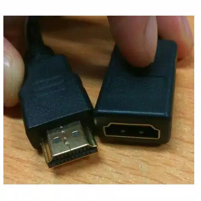 Kabel HDMI Male to female 30 cm / Extension Kabel Sambung HDMI Dongle