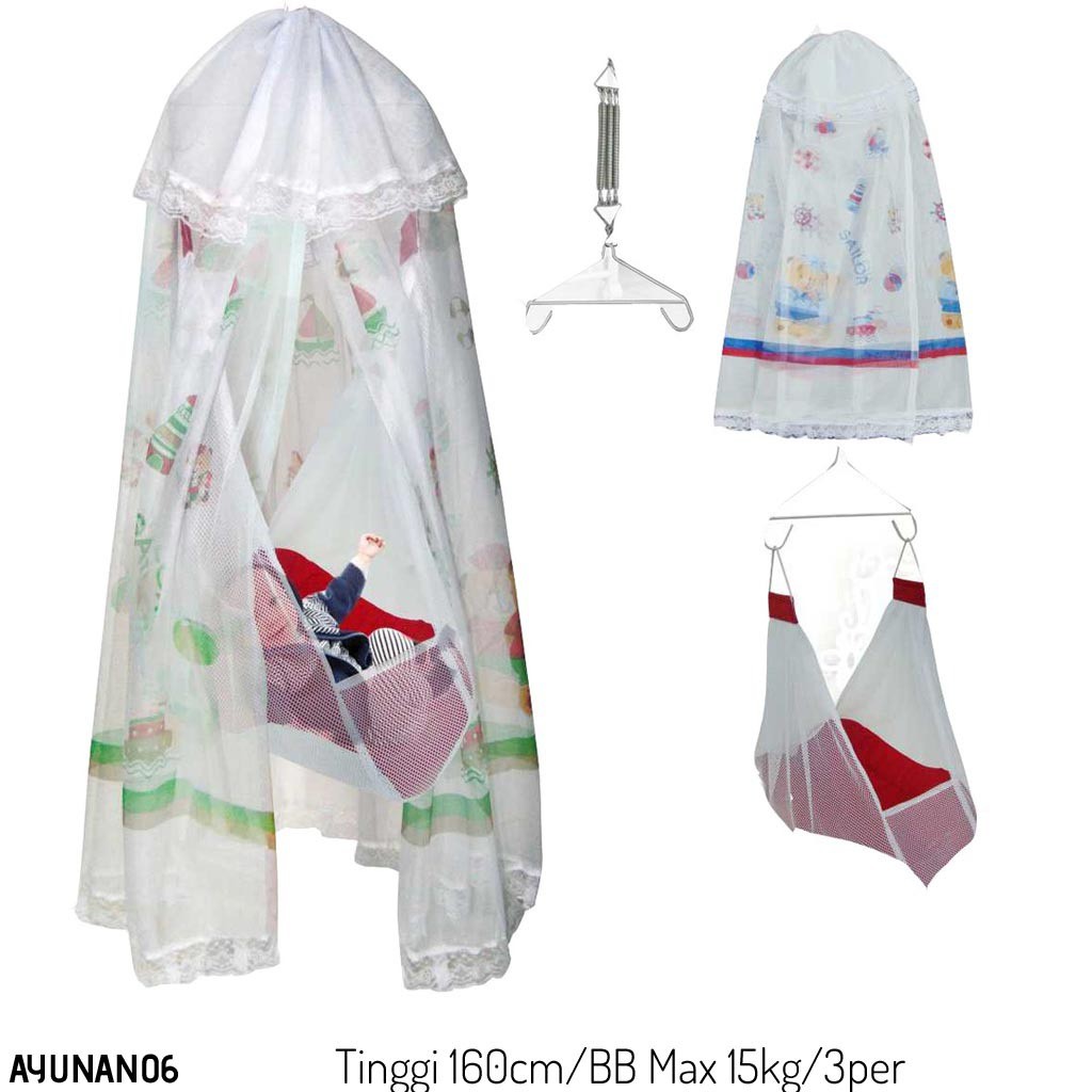 AYUNAN BAYI DIALOGUE - AYUNAN BAYI DENGAN KELAMBU MURAH - SET AYUNAN KELAMBU DIALOGUE AYUNAN06