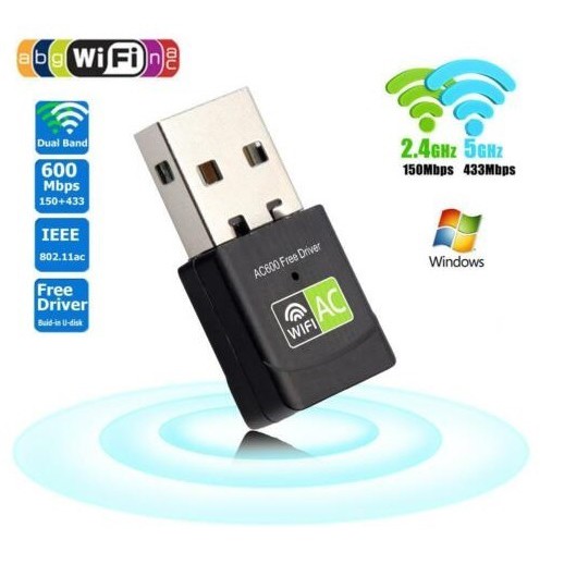 USB Wifi Dual Band Wireless 2.4Ghz 5Ghz 1800Mbps Wifi 6 Adapter