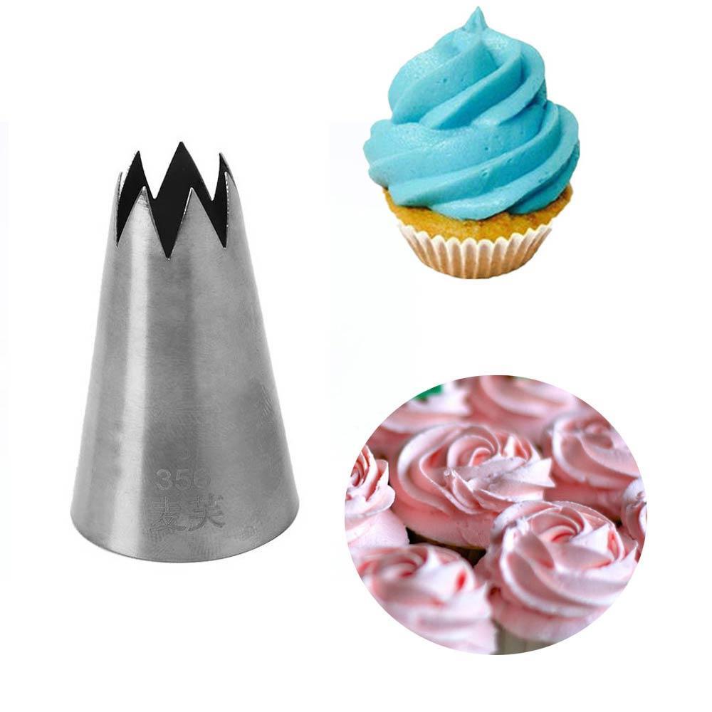 Spuit Piping Icing Bunga Nanas Russian Pastry Tips Cupcake Aksesoris Dapur Alat Es Krim