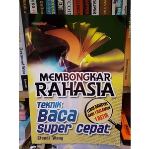 Buku Membongkar Rahasia Teknk Baca Super Cepat