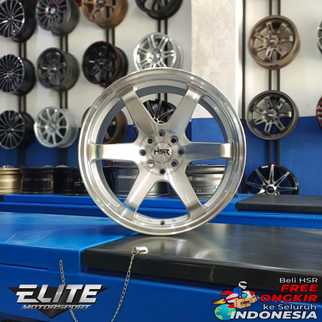 Velg Celong Ring 17x75/9 Lubang 4 Velg HSR TE37 Velg Mobil Jazz Avanza Xenia Raize