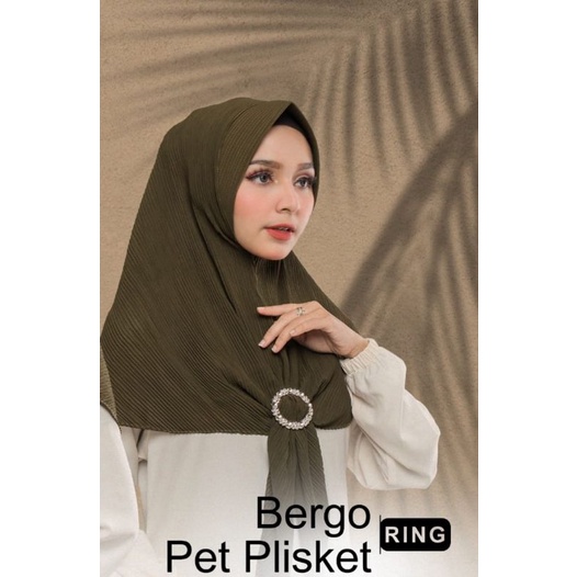 kerudung bergo pet plisket lidi rink ceruty