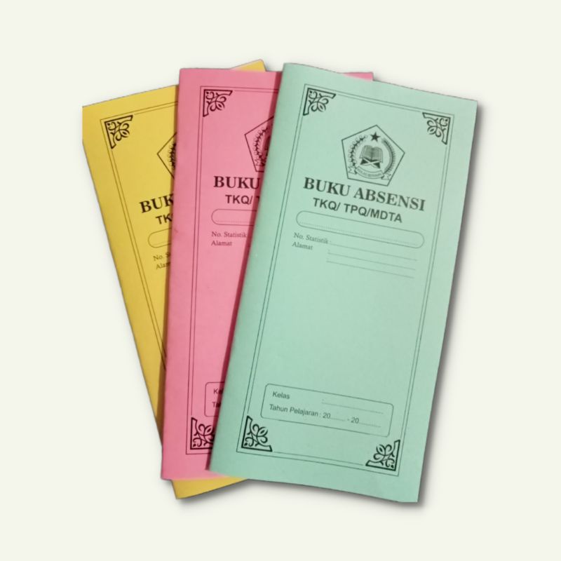 

Buku Absensi TKQ/TPQ/MDTA