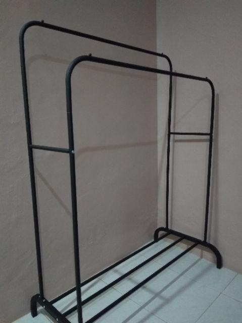 New!!!!!!!!!!! Gantungan Suling Tempel Di Tembok/gantungan Baju /rak Baju/square Cloth Rack , Shenar