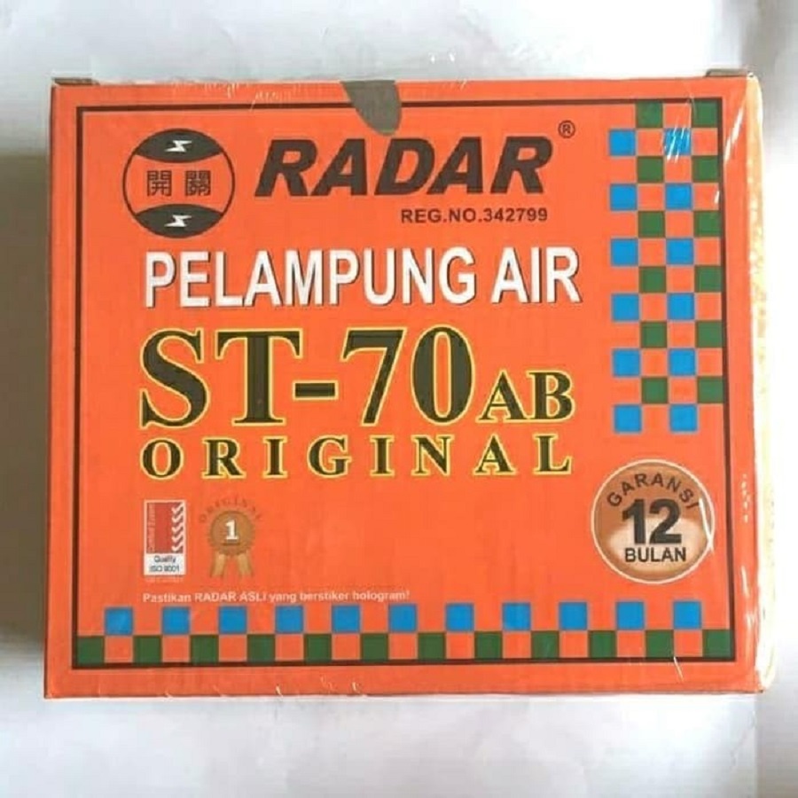 PELAMPUNG AIR TOREN RADAR ORANGE OTOMATIS POMPA AIR ST 70 AB ORIGINAL