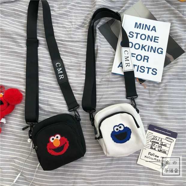 Sling Bag Tas Selempang Elmo Canvas Cmr NR