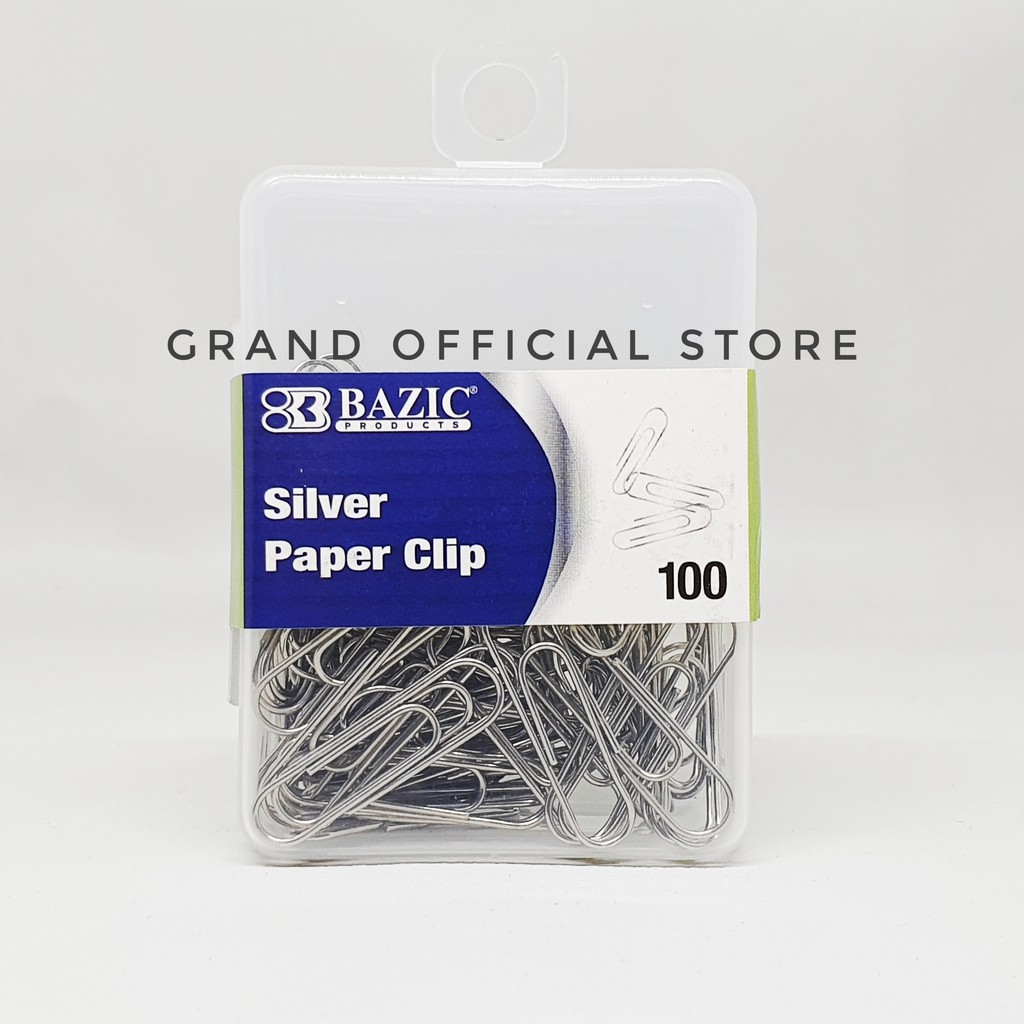 

[GRAND] PAPER CLIPS SILVER BAZIC 100 PCS