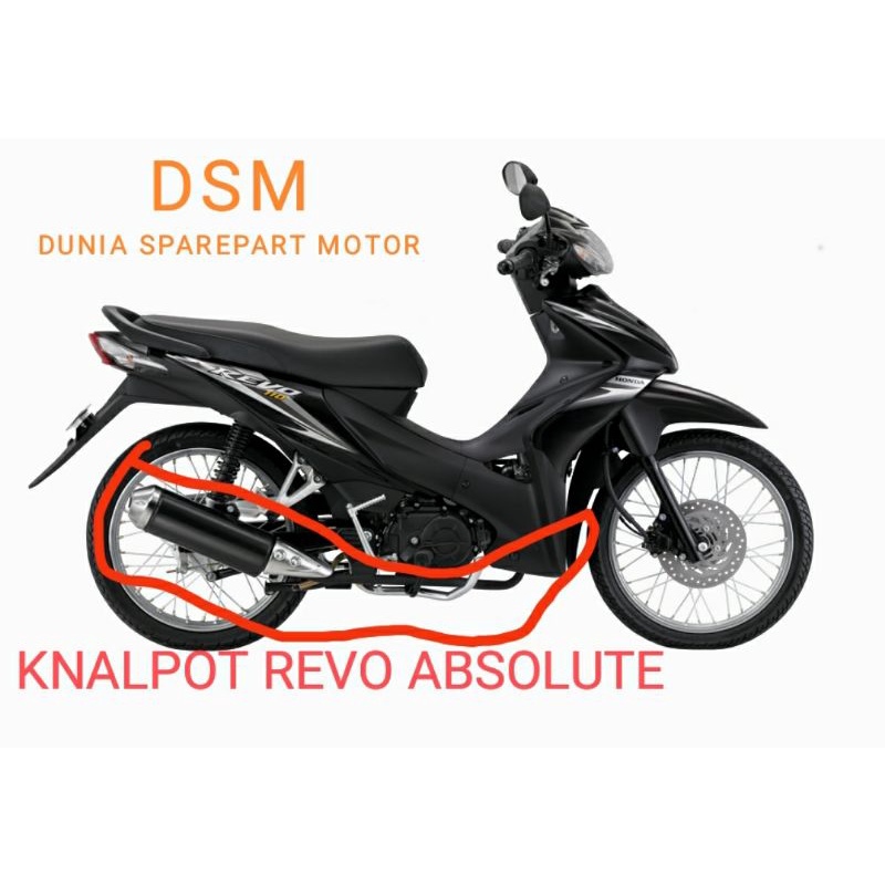 KNALPOT HONDA REVO ABSOLUTE / KNALPOT REVO ABSOLUTE / KNALPOT REVO ABSOLUTE