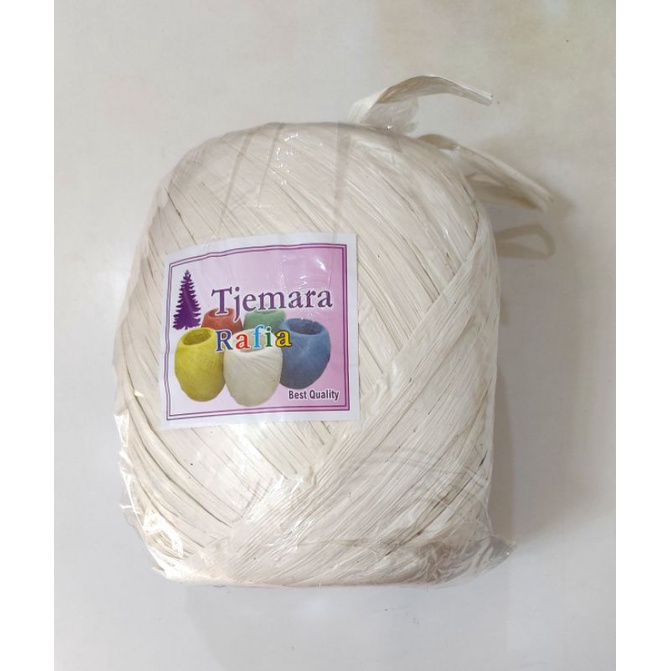 

Tali Rafia merk Tjemara warna putih