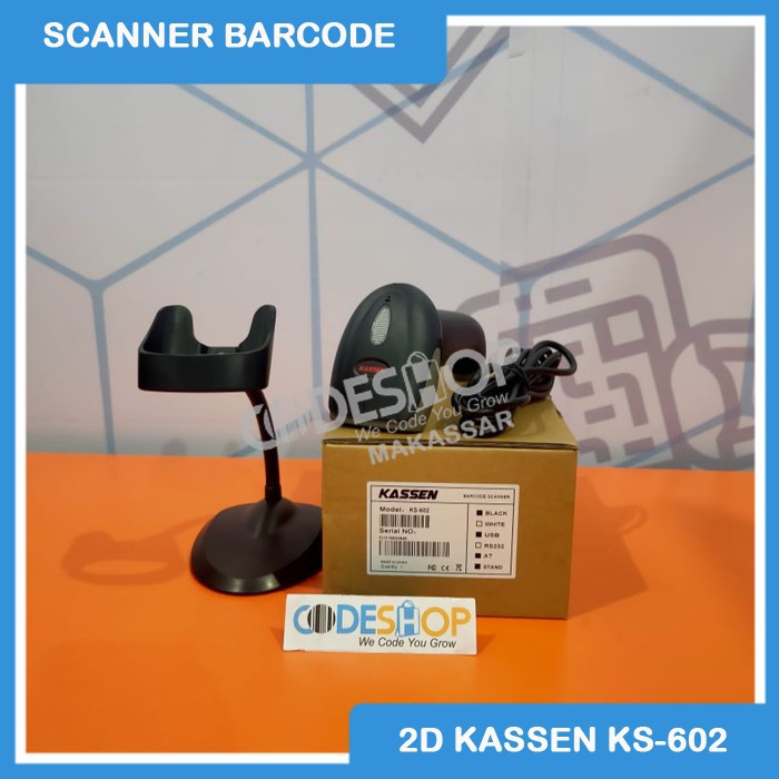 SCANNER BARCODE BLUETOOTH 2 DIMENSI KASSEN KS 602