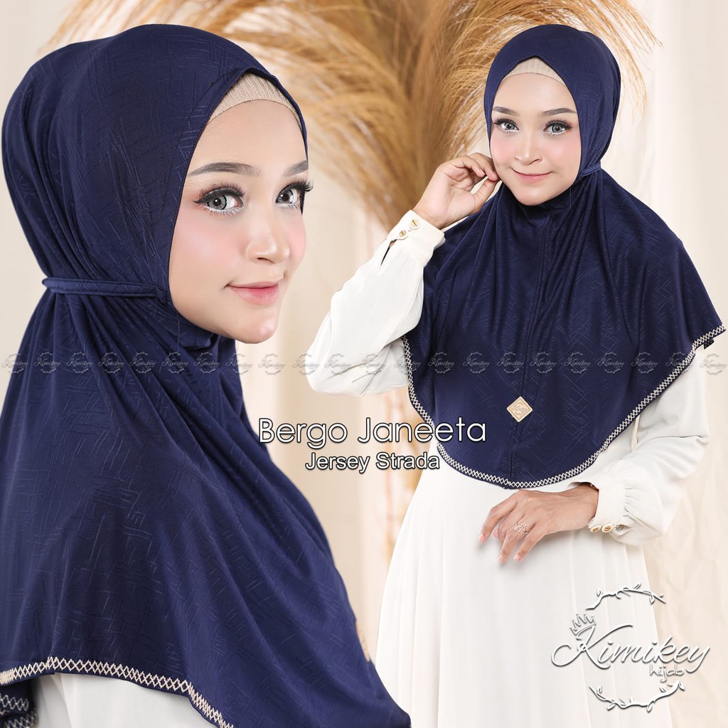 Jilbab Instan Bergo Non Pet Janeeta By Kimikey