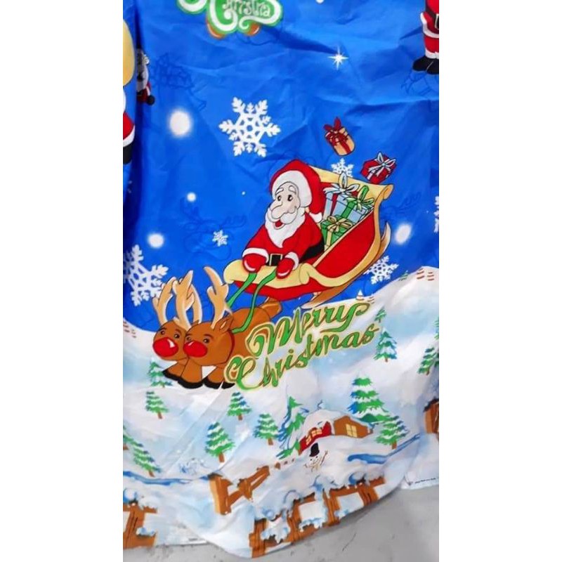 SPREI KATUN STAR MERRY CHRISTMAS/SPREI KATUN STAR SANTA CLAUSE