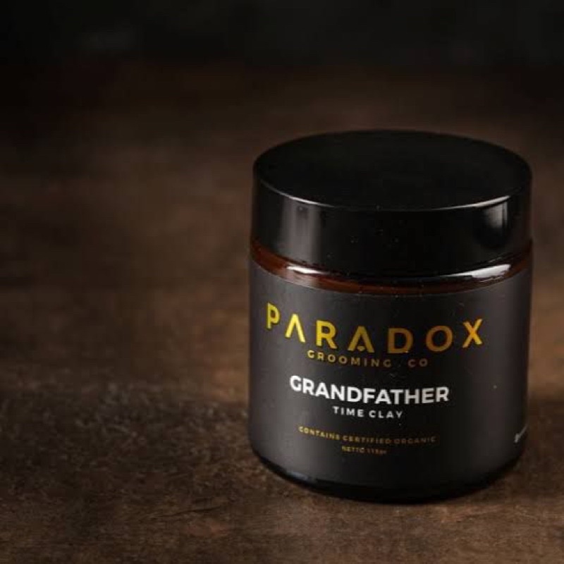PARADOX GROOMING GRANDFATHER TIME CLAY WATERBASED ORGANIK POMADE FREE sisir