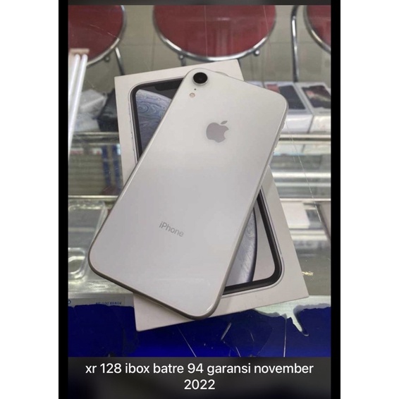 iPhone Xr 128gb White Resmi indonesia Mantap ✅