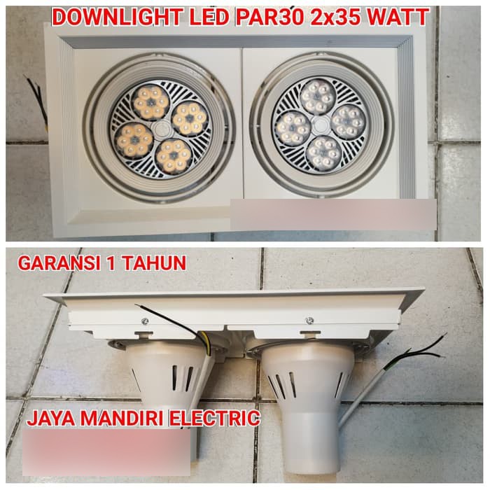 DOWNLIGHT KAP HALOSPOT LED PAR30 2x35 WATT 35W 35WATT 2x35watt 2x35w