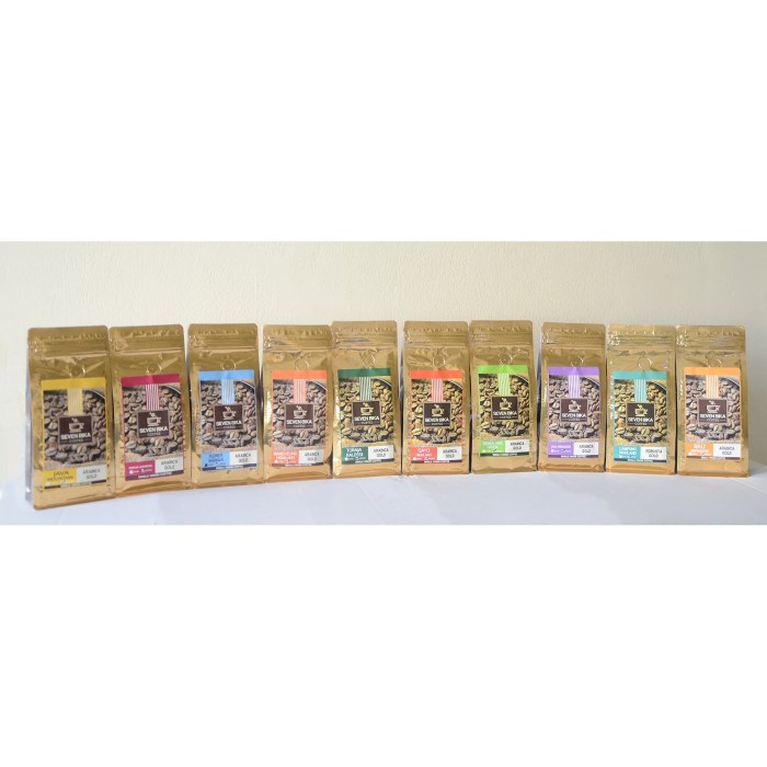 

ds011css Kopi Seven Bika Toraja Kalossi Arabica Gold 200 Gr (Kopi Bubuk) - Bubuk/Ground Ds20X11