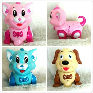 Mainan Anjing Kucing Musik Jalan Music Anak Bayi Baby Balita