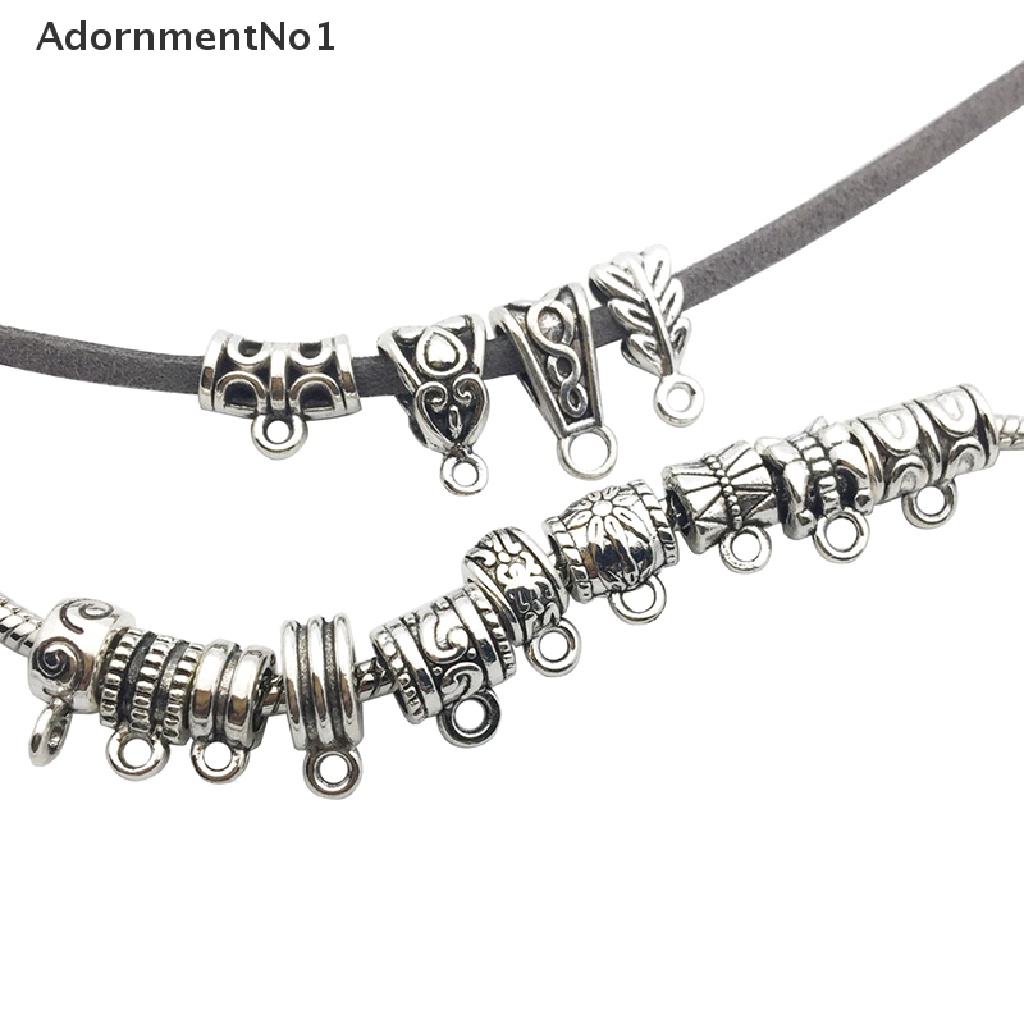 (AdornmentNo1) 120pcs / Set Konektor Manik-Manik Bahan Metal Untuk Membuat Perhiasan DIY Charms