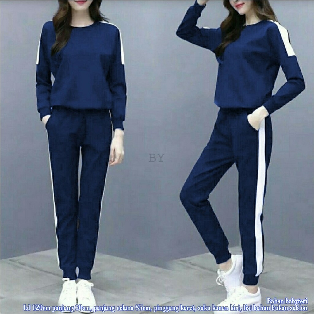 [VLFK] Setelan Mosi / Setelan Wanita Murah / Setelan baju dan Celana / Setelan Kombinasi Wanita