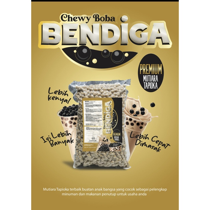 

BENDIGA Original Boba / Tapioca Pearls / Bubble 10 x 1 Kg