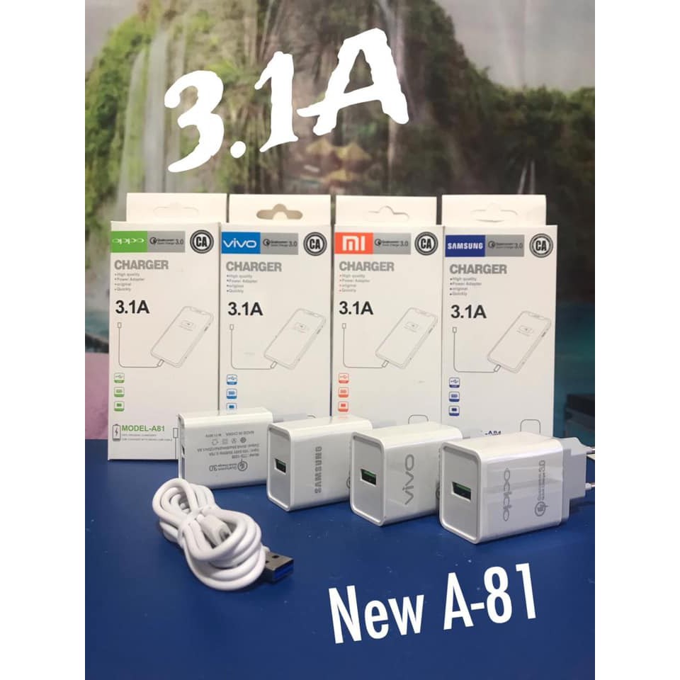 Travel Charger Realme A81 3.1A Qualcom