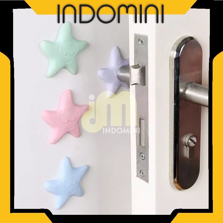 INDOMINI R064 STICKER BINTANG PENAHAN PENGANJAL PINTU STOPPER DOOR ANTI SUARA IMPORT MURAH