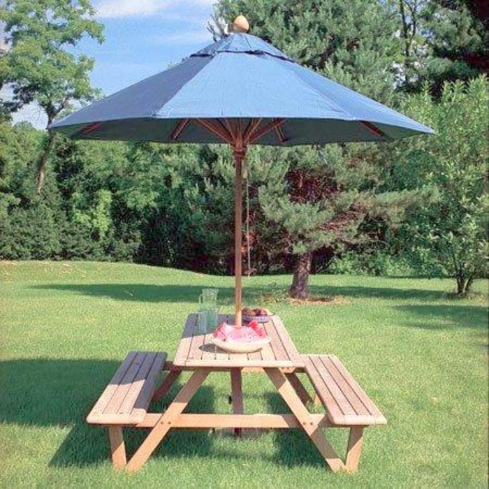 Gazebo kecil /meja payung jati jepara