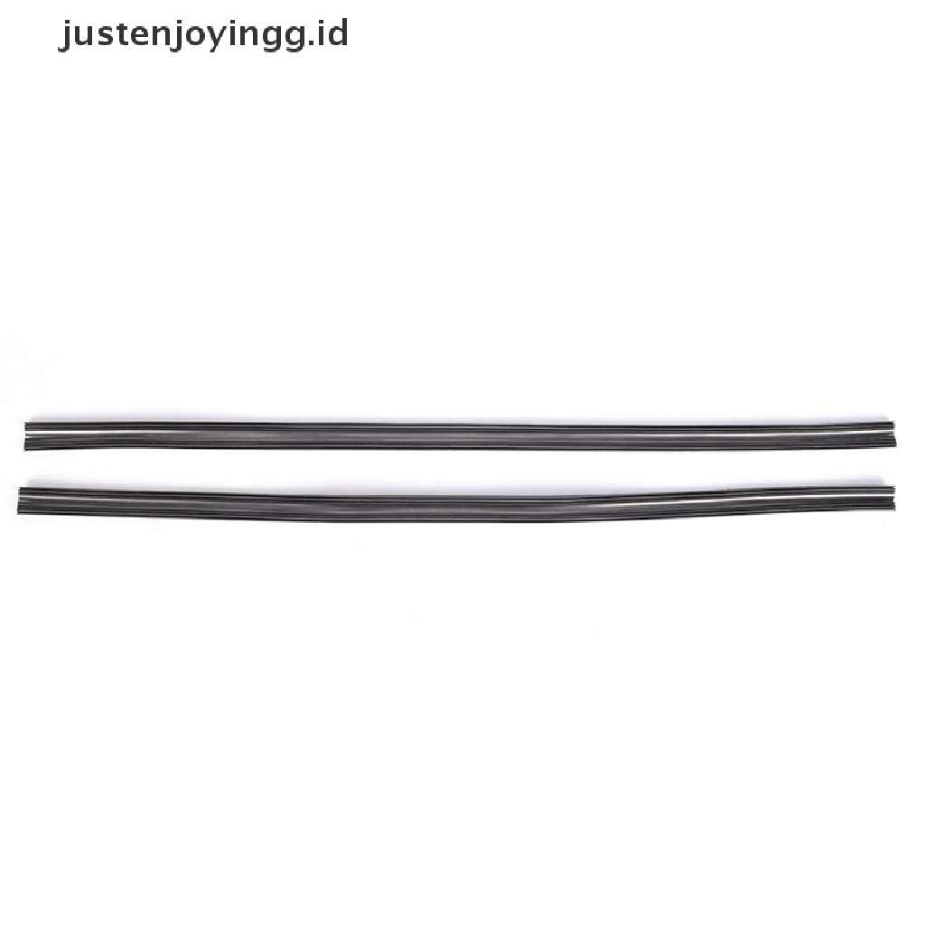 // justenjoyingg.id // 2pcs 28&quot; Auto Car Bus Windshield Frameless Rubber Wiper Blade Refill Hot Sale ~