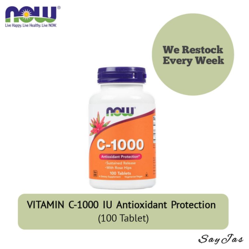 Now Vitamin C 1000 IU | ASLI | READY Limited Stock