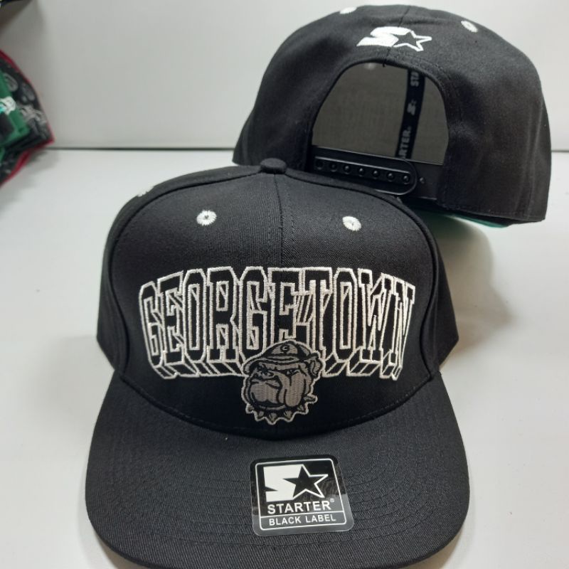 Topi Snapback Georgetown Hoyas Tag Starter Black Premium Quality