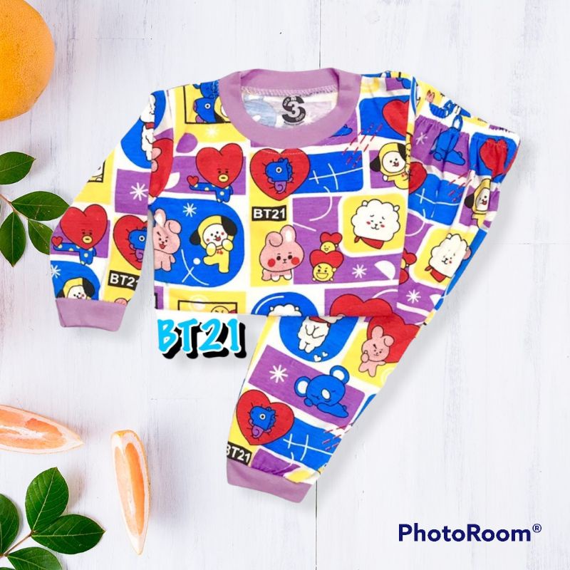 STELAN BAJU TIDUR ANAK KIDS LAKI LAKI /PEREMPUAN BT21