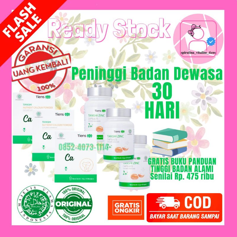 

Peninggi Badan Terbaik Dunia Tiens Original Obat Peninggi Badan Susu Kalsium NHCP Zinc Paket Grow Up